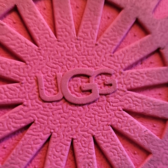 UGG Hot Pink Cozy Slippers Size 7 - Picture 6 of 7